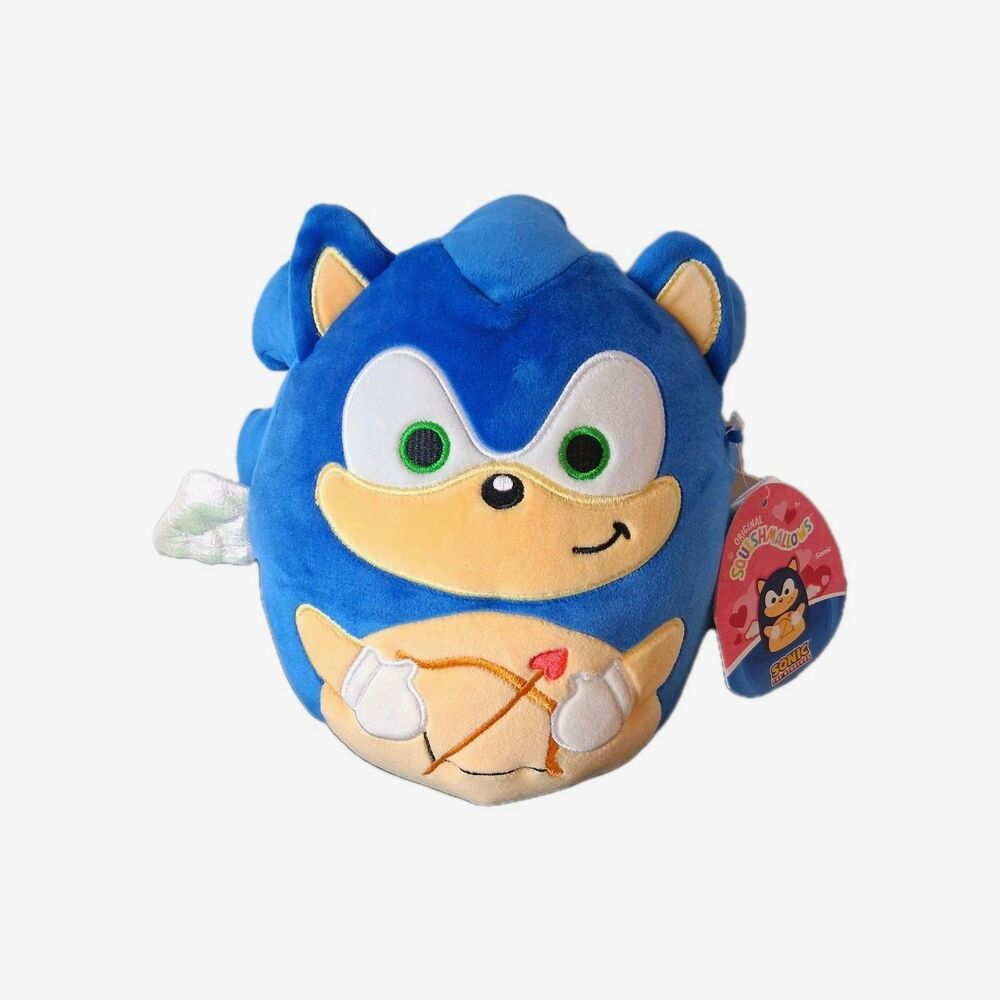 Squishmallows Sonic the Hedgehog Love 8" Plush Valentine's Day Cupid NWT